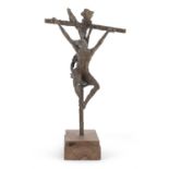 BRONZE SCULPTURE CRUCIFIXION BY PERICLE FAZZINI