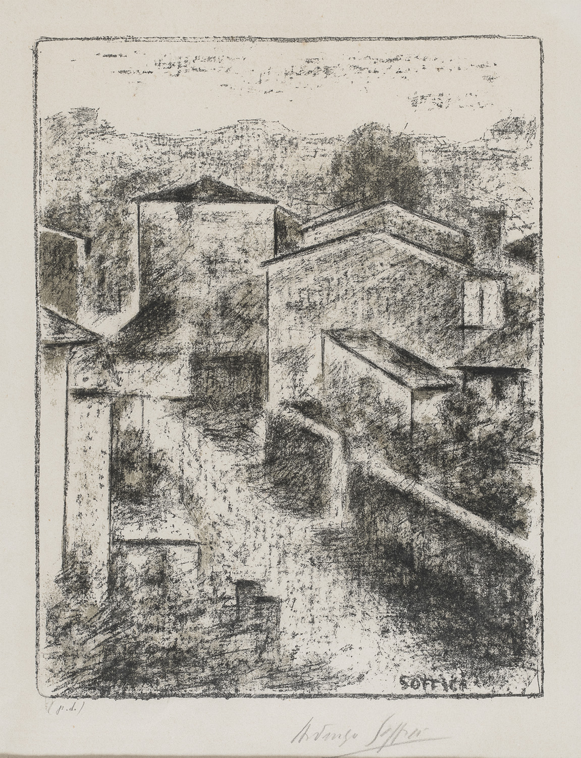 LITHOGRAPH BY ARDENGO SOFFICI