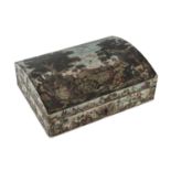 POOR ART WOOD BOX FRANCE OR VENICE 18TH CENTURY