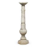 COLUMN IN ALABASTER EARLY 20TH CENTURY