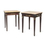 PAIR OF MAHOGANY COFFEE TABLES EMPIRE STYLE EARLY 20TH CENTURY