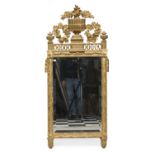 GILTWOOD MIRROR WITH 18th CENTURY ELEMENTS