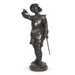 FRENCH BRONZE SCULPTURE OF DON CESAR 19TH CENTURY