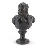 BRONZE BUST OF JEAN LOUIS ERNEST MEISSONIER ATTRIBUTED TO VINCENZO GEMITO