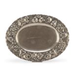 SILVER SERVING PLATE KINGDOM OF ITALY EARLY 20TH CENTURY