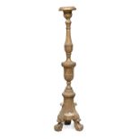 CANDLESTICK IN GILTWOOD 18TH CENTURY
