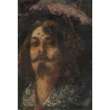 OIL PAINTING OF A FACE BY SPANISH PAINTER LATE 19TH CENTURY