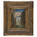 OIL PAINTING OF THE BRIDGE OF SIGHS BY ANTONIETTA BRANDEIS