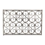 WROUGHT IRON GRATE NORTHERN ITALY 18TH CENTURY