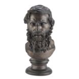 BRONZE BUST BY FOLLOWER OF VINCENZO GEMITO