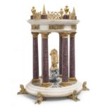 SMALL NEOCLASSIC MARBLE TEMPLE EARLY19TH CENTURY