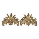 PAIR OF GILTWOOD FRIEZES 18TH CENTURY