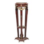 MAHOGANY STAND EMPIRE STYLE EARLY 20TH CENTURY