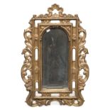 MIRROR IN GILTWOOD VENETO 18TH CENTURY