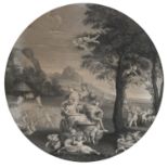 ENGRAVING OF SPRING ALLEGORY AFTER MOMS 19TH CENTURY