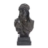 BRONZE BUST OF AN ARAB AFTER MOREAU EARLY 20TH CENTURY