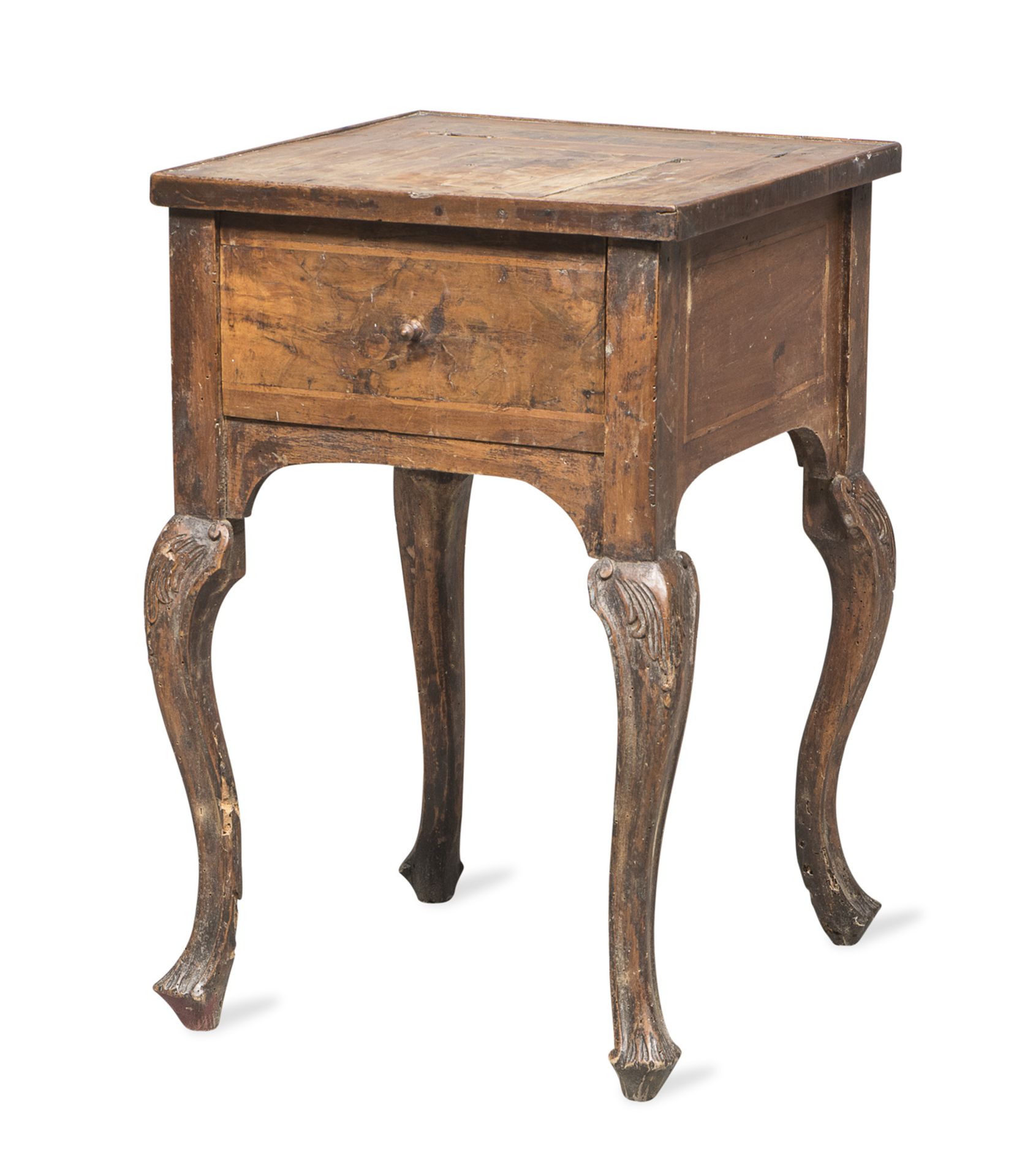 BEDSIDE TABLE IN CHERRY VENETO LATE 18TH CENTURY