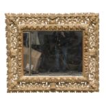 GILTWOOD MIRROR CENTRAL ITALY WITH ELEMENTS OF THE 18TH CENTURY