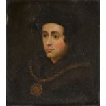 ENGLISH OIL PORTRAIT OF THOMAS MORE 18TH CENTURY