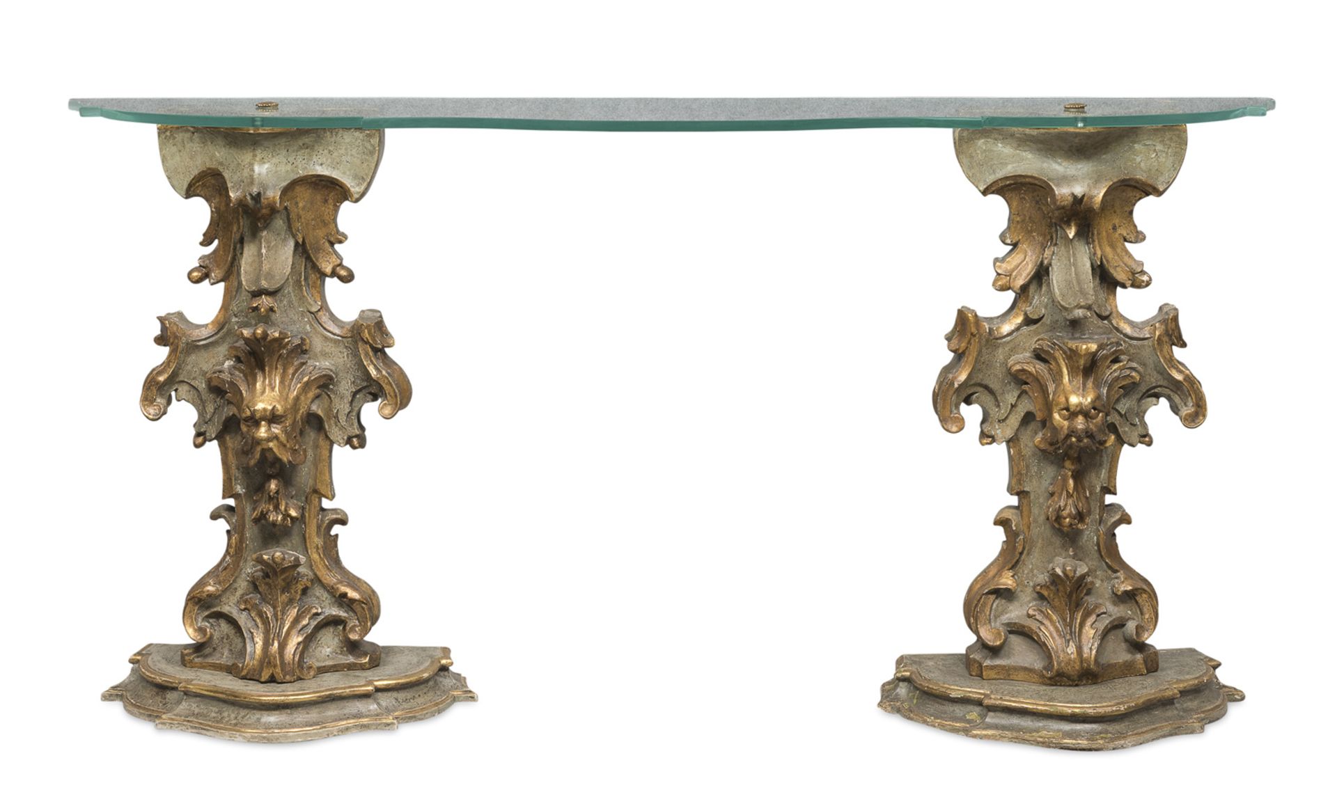 CONSOLE WITH BAROQUE ELEMENTS