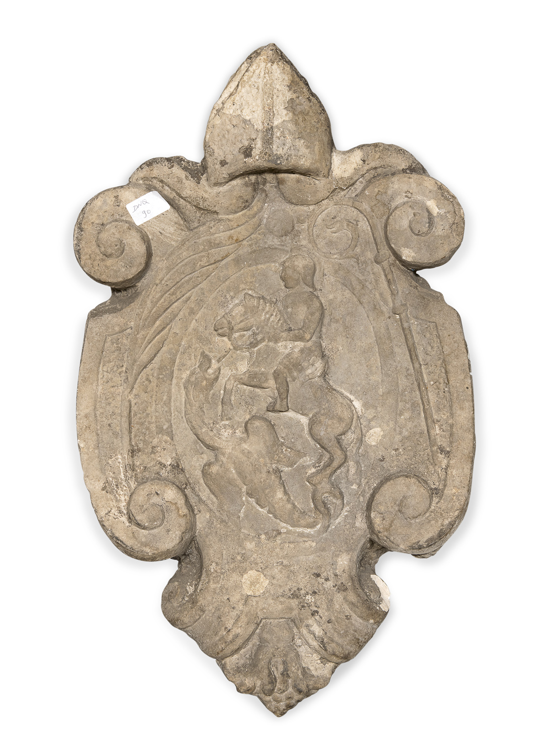 COAT OF ARMS IN MARBLE 16TH CENTURY