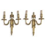 PAIR OF BRONZE APPLIQUES 19TH CENTURY