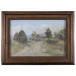 PASTEL OF COUNTRYSIDE SIGNED M. AMMENDOLIA EARLY 20TH CENTURY
