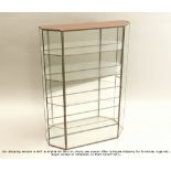 GLASS CABINET.