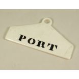 PORT LABEL.