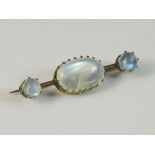 MOONSTONE PIN.