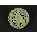 JADE BROOCH.