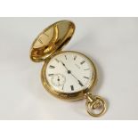 GOLD POCKET WATCH.