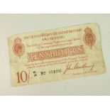 BRADBURY 1915 BANKNOTE.