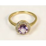 AMETHYST RING.