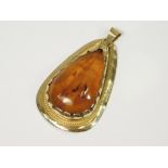 AMBER PENDANT.