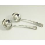 SILVER LADLES.