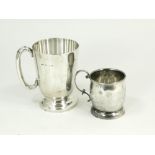 SILVER MUGS.