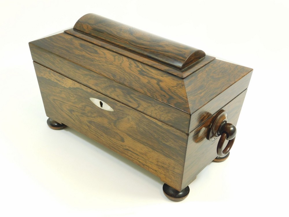 ROSEWOOD TEA CHEST.