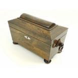 ROSEWOOD TEA CHEST.