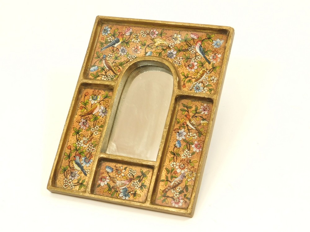 ENAMELLED MIRROR.