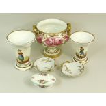 ENGLISH PORCELAIN ETC.