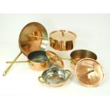 COPPER PANS.