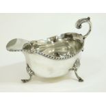 SILVER SAUCE BOAT.