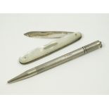 SILVER PENCIL ETC.