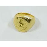 SIGNET RING.