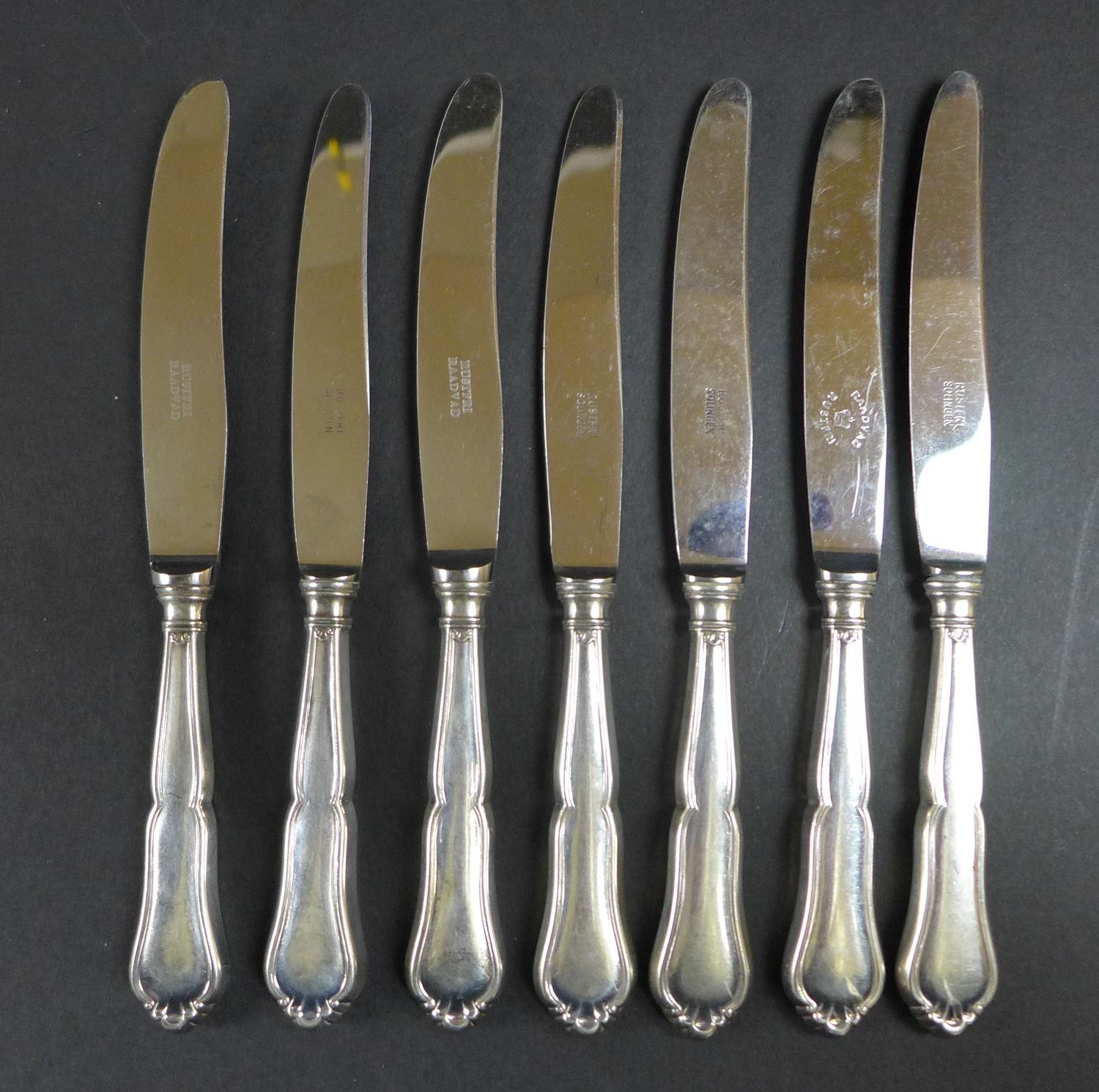 A large collection of various Danish silver plated flatware, one hundred and five pieces, - Image 8 of 11