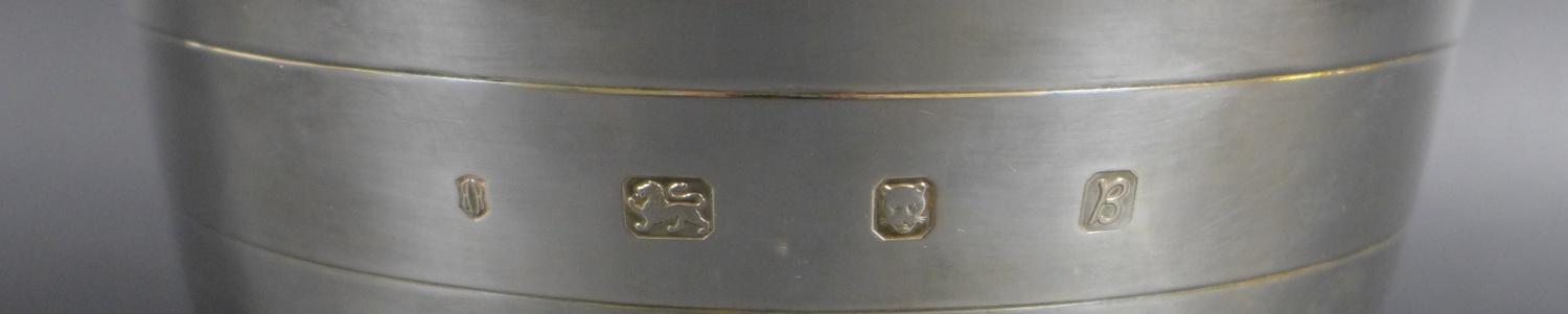 An Elizabeth II silver Asprey rose bowl, with applied relief rose decoration to one side, raised - Image 5 of 9