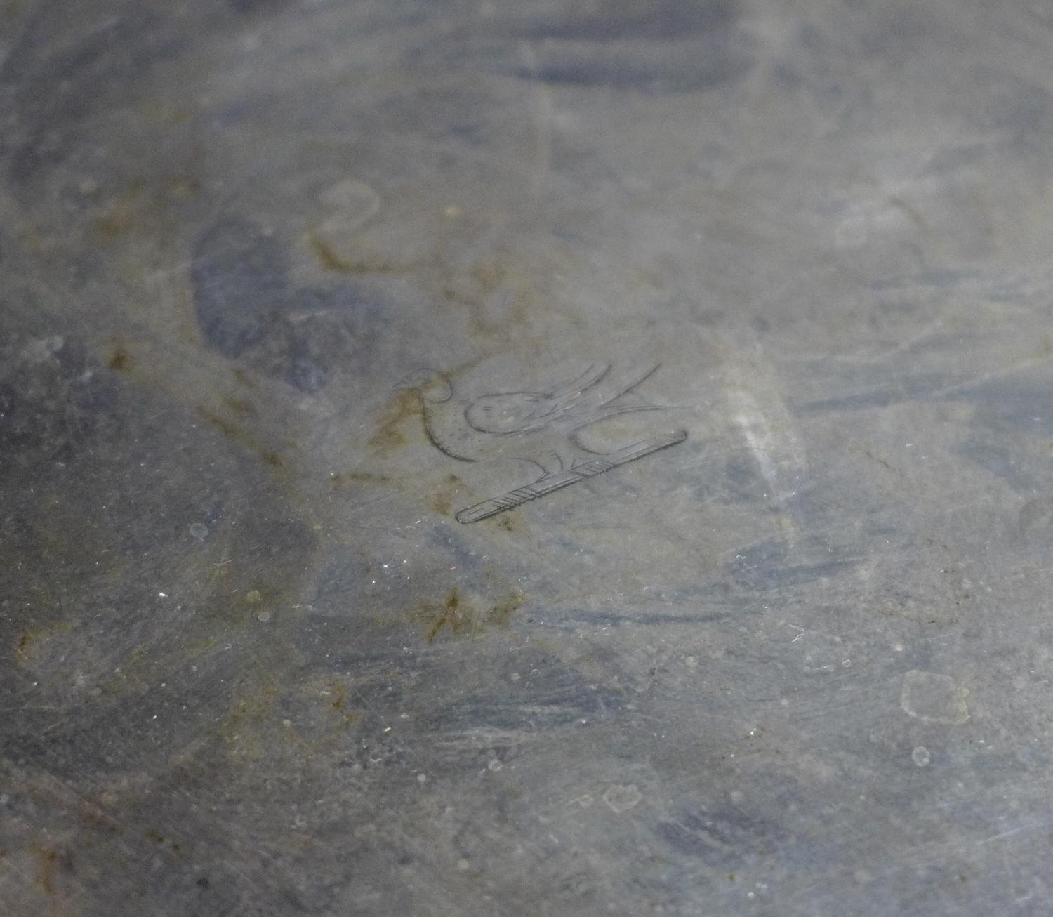 A George III small silver tray, of octagonal form with reeded rim, three scroll feet, maker's - Image 3 of 6