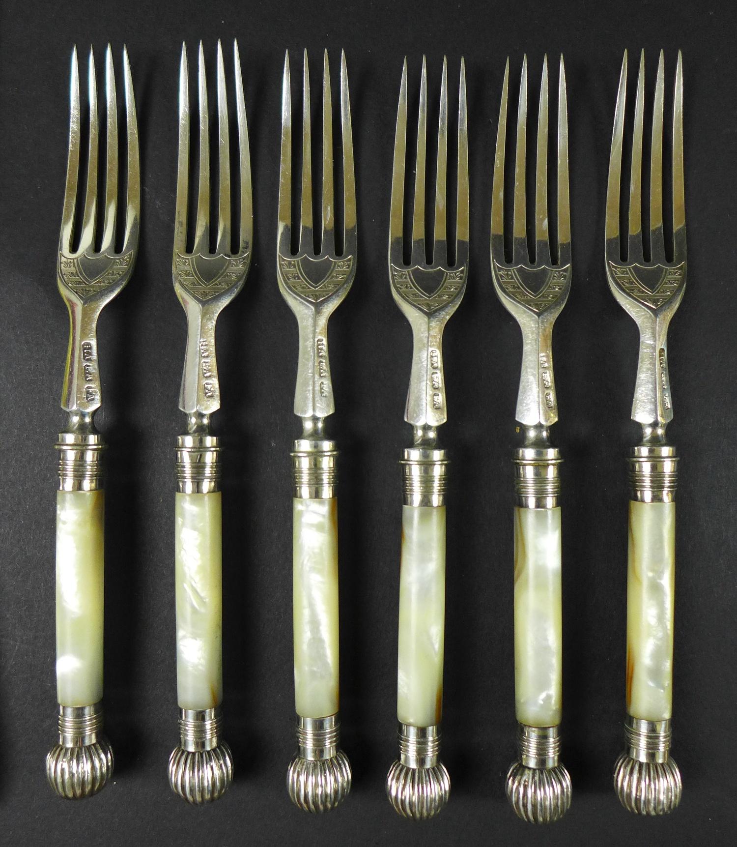 A large collection of various Danish silver plated flatware, one hundred and five pieces, - Image 2 of 11