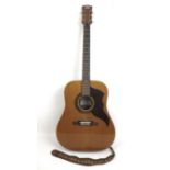 A 1960s Eko Ranger VI six string acoustic guitar, made in Italy, with original vintage tuners,